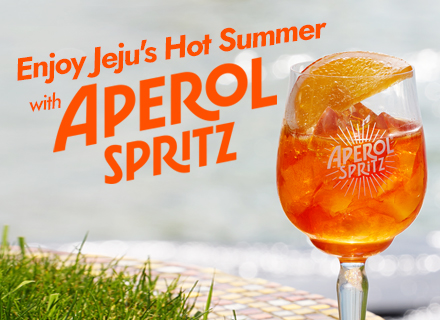 Enjoy Jeju's Hot Summer with Refreshing Aperol Spritz