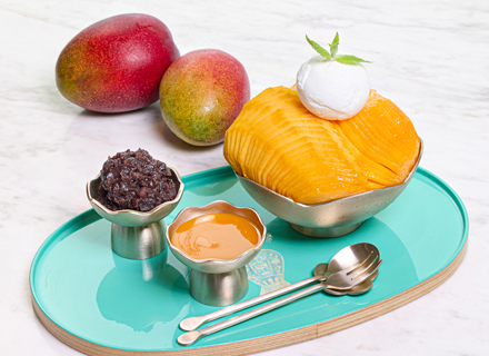 Cool Down This Summer with Premium Jeju Apple Mango Bingsu